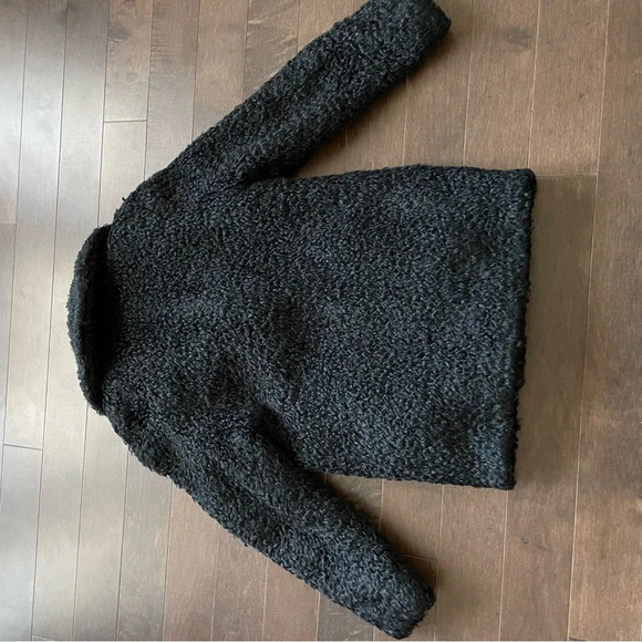 Vintage 1950’s Faux Persian Lamb Double Breasted Peacoat Approx Women’s Small - Picture 9 of 10